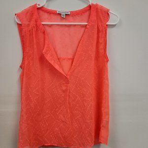 Bright pink blouse